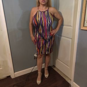 Multicolor Bodycon Dress